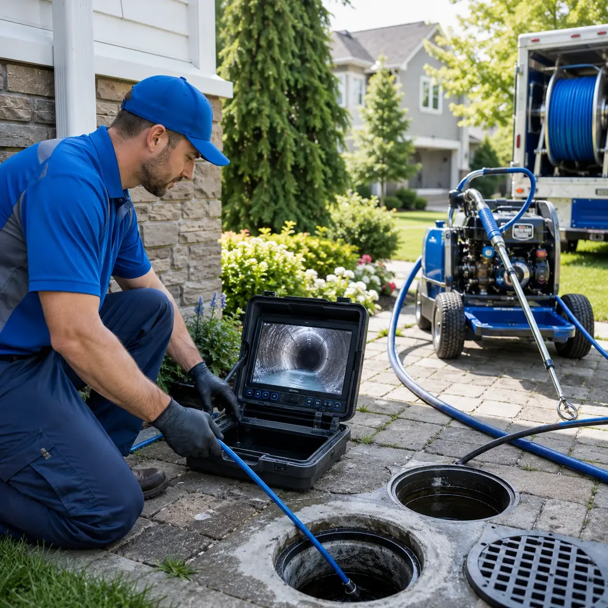 Outdoor drain cleaning professionals serving Rochelle, VA